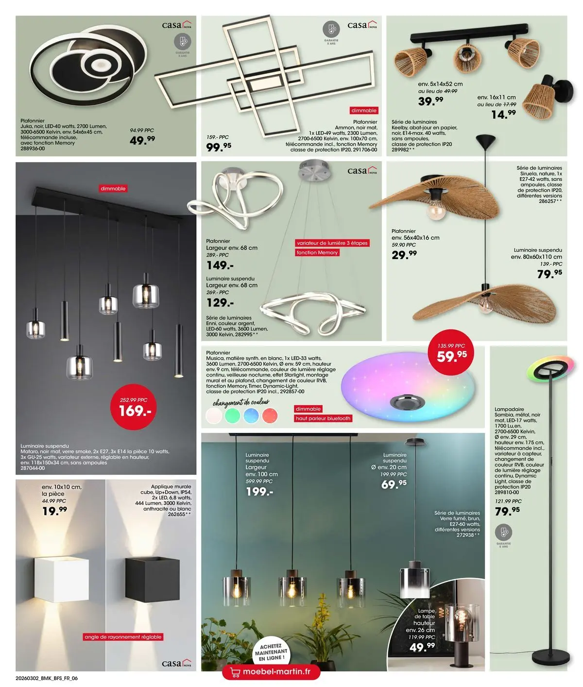 Möbel Martin - Möbel Martin: Offres hebdomadaires à partir du 01/03/2026 - promo en ligne | Page: 6 | Produits: Lampadaire, Table, Lampe, Télécommande
