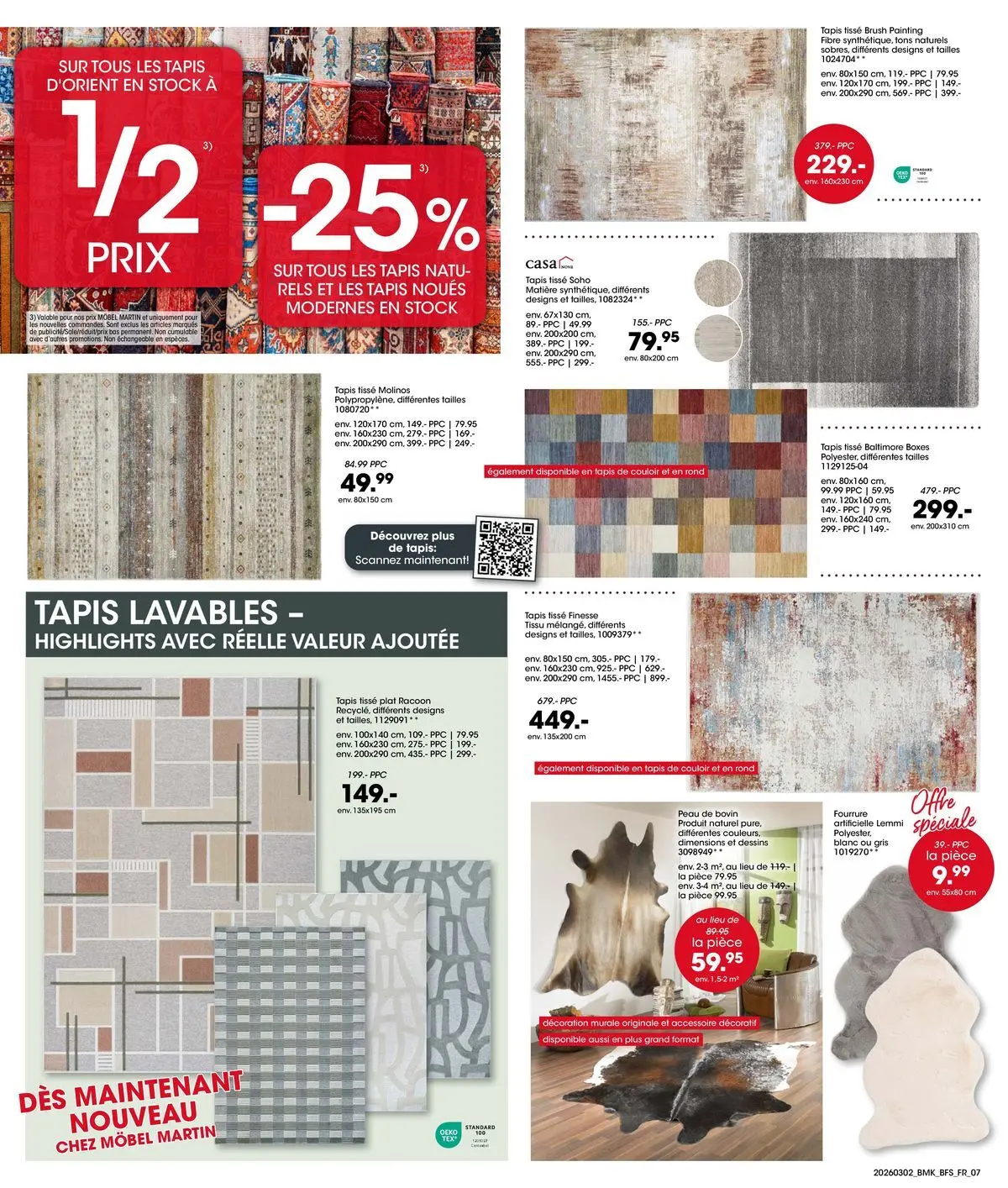 Möbel Martin - Möbel Martin: Offres hebdomadaires à partir du 01/03/2026 - promo en ligne | Page: 7 | Produits: Tapis