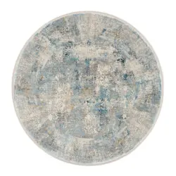 Webteppich 240 cm Avignon Blau, Grau