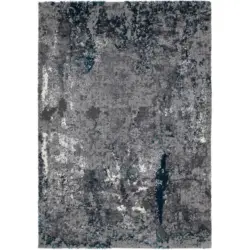 L&auml;ufer 80/200 cm Timeline Quantum Grau, Petrol