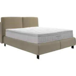 Boxspringbett 180/200 cm in Beige