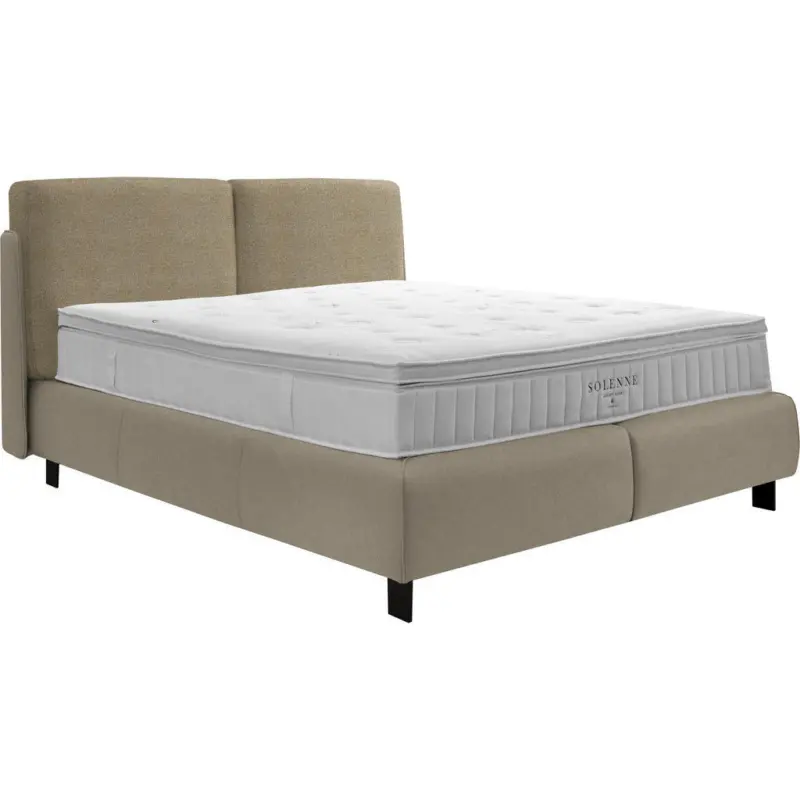 Boxspringbett 180/200 cm in Beige