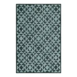 Webteppich 80/150 cm Downtown Dunkelgr&uuml;n, Salbeigr&uuml;n