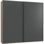 XXXLutz Lauterach - Ihr M&ouml;belhaus bei Bregenz Schwebet&uuml;renschrank in Graphitfarben, Eichefarben