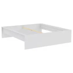 Bettrahmen 180/200 cm in Wei&szlig;