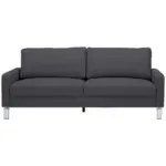 XXXLutz Lauterach - Ihr M&ouml;belhaus bei Bregenz 3-Sitzer-Sofa in Echtleder Dunkelgrau, Fango