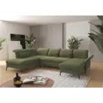 XXXLutz Lauterach - Ihr M&ouml;belhaus bei Bregenz Wohnlandschaft in Flachgewebe Hellgr&uuml;n