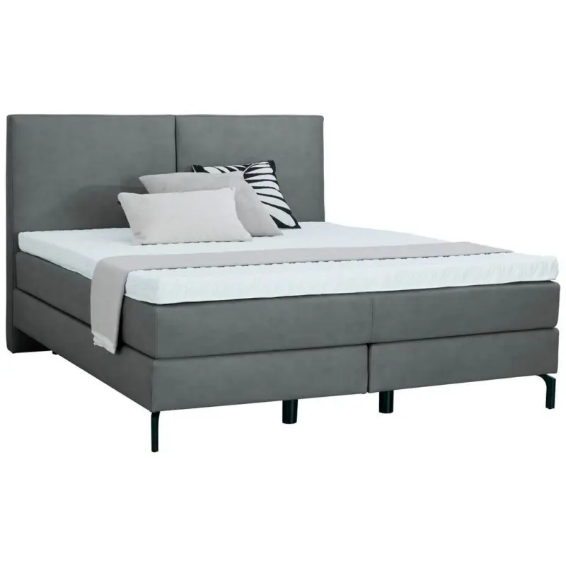 Boxspringbett 160/200 cm in Anthrazit