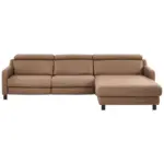 XXXLutz Lauterach - Ihr M&ouml;belhaus bei Bregenz Ecksofa in Echtleder Braun 291/176 cm