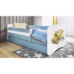 Kinder-/Juniorbett 80/160 cm in Blau