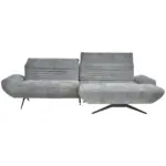 XXXLutz Lauterach - Ihr M&ouml;belhaus bei Bregenz Ecksofa in Chenille Grau 280/170-195 cm