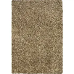 Hochflorteppich 120/170 cm Taupe