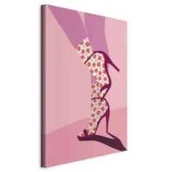 Leinwandbild Abstraktes, Menschen, Frauen, Obst 80/120/1.2 cm