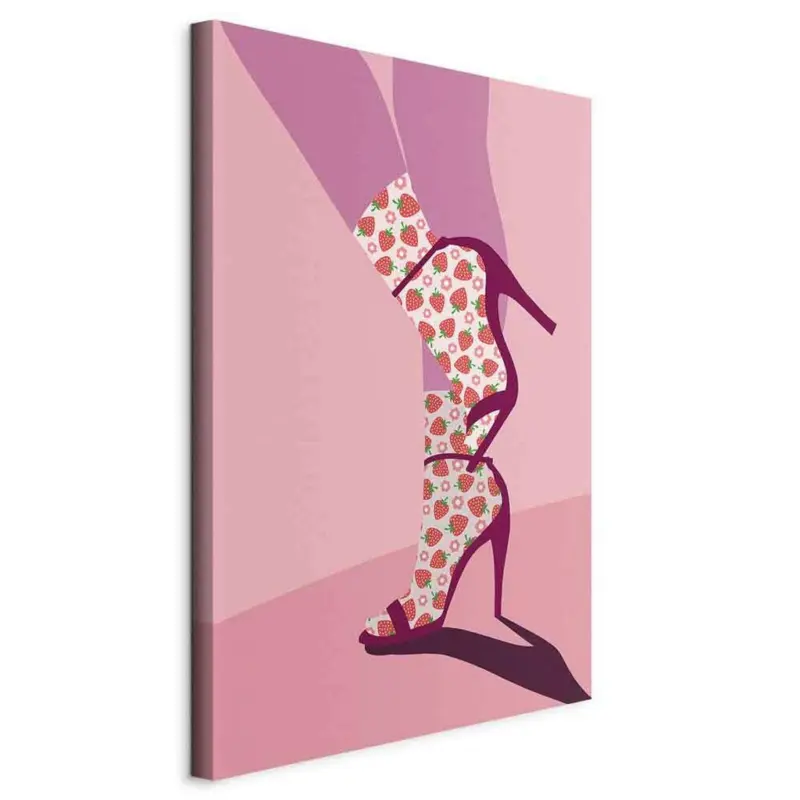 Leinwandbild Abstraktes, Menschen, Frauen, Obst 80/120/1.2 cm