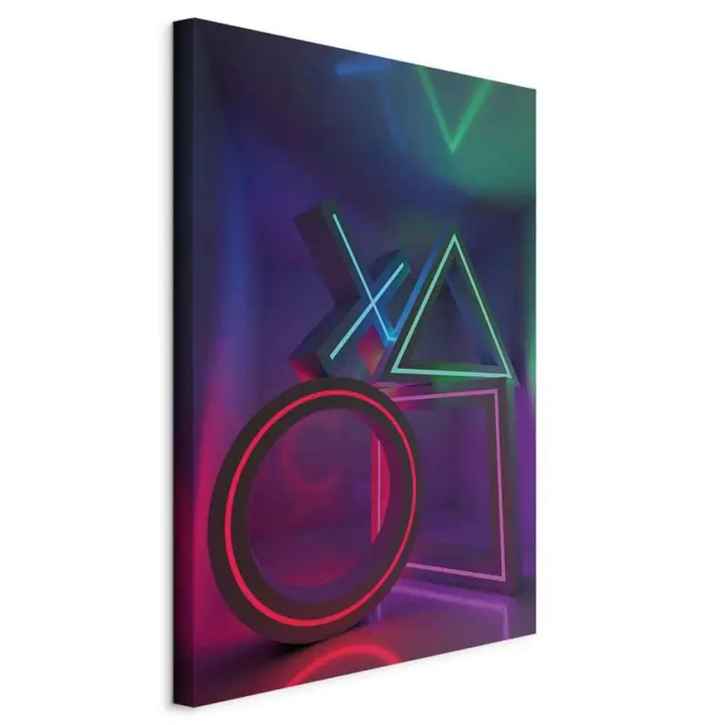 Leinwandbild Abstraktes, Text 60/90/1.2 cm