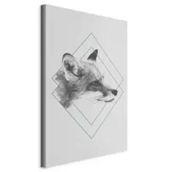 Leinwandbild Abstraktes, Tiere 40/60/1,2 cm