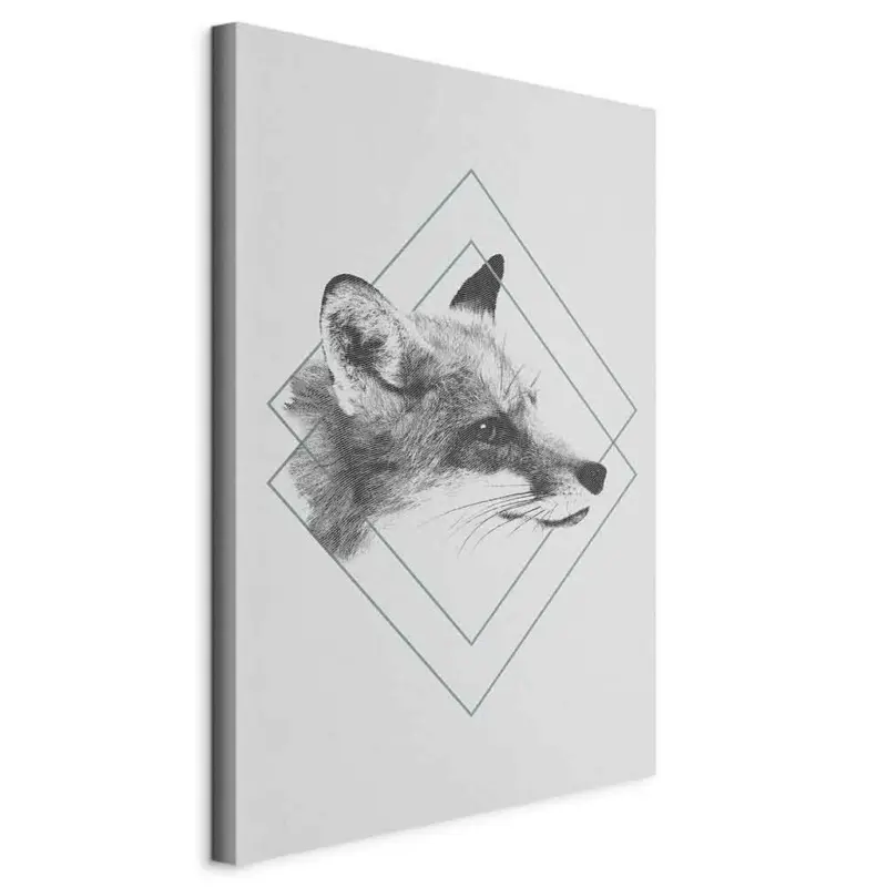 Leinwandbild Abstraktes, Tiere 40/60/1,2 cm