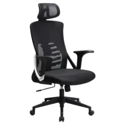 Drehstuhl in Schwarz