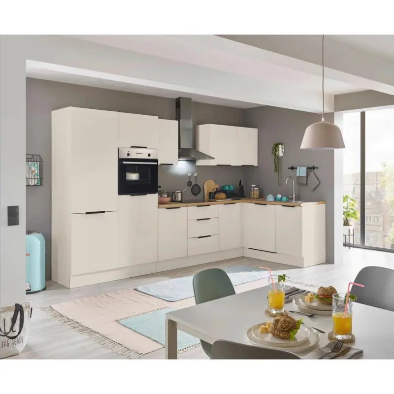 Eckk&uuml;che 340/175 cm in Kaschmir