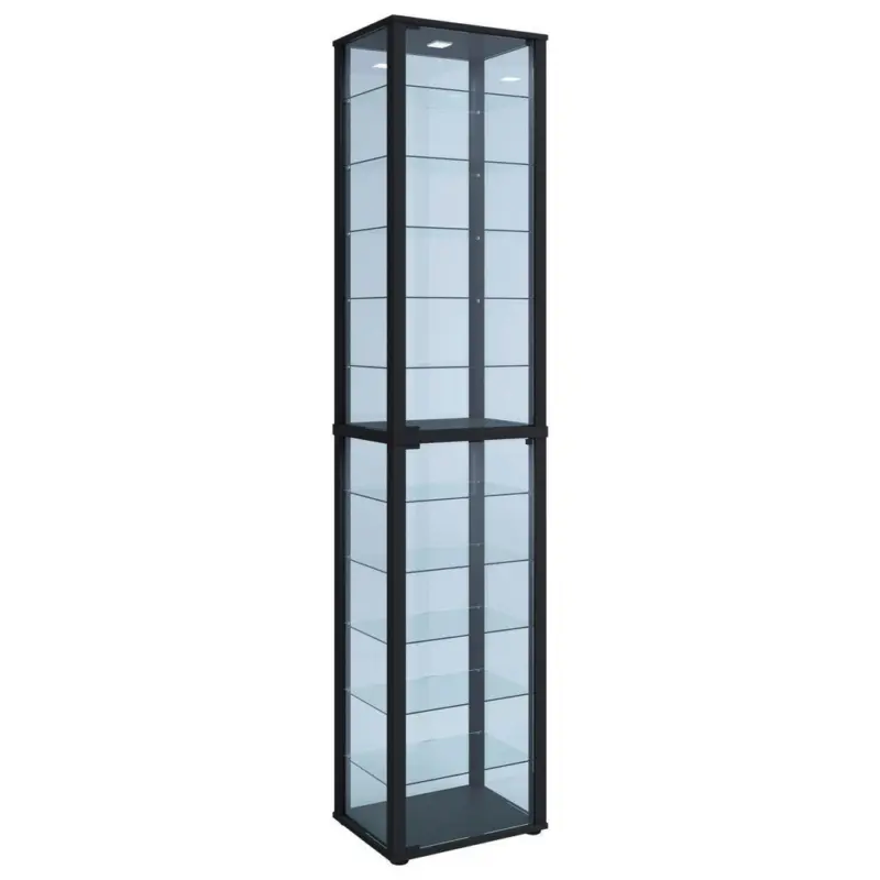 Vitrine in Schwarz