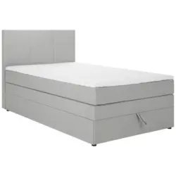 Boxspringbett 120/200 cm in Hellgrau