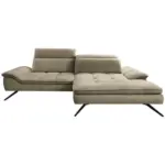 XXXLutz Lauterach - Ihr M&ouml;belhaus bei Bregenz Ecksofa in Chenille Taupe 288/179-202 cm