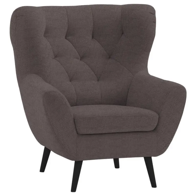 Sessel in Mikrofaser Braun