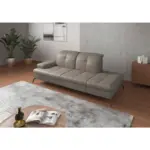 XXXLutz Lauterach - Ihr M&ouml;belhaus bei Bregenz R&eacute;camiere in Vliesstoff Kombination Echtleder/Stoff Grau