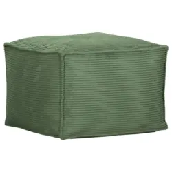 Hocker in Textil Olivgr&uuml;n