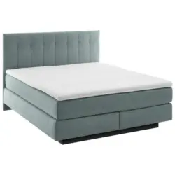 Boxspringbett 180/200 cm in Hellgrau