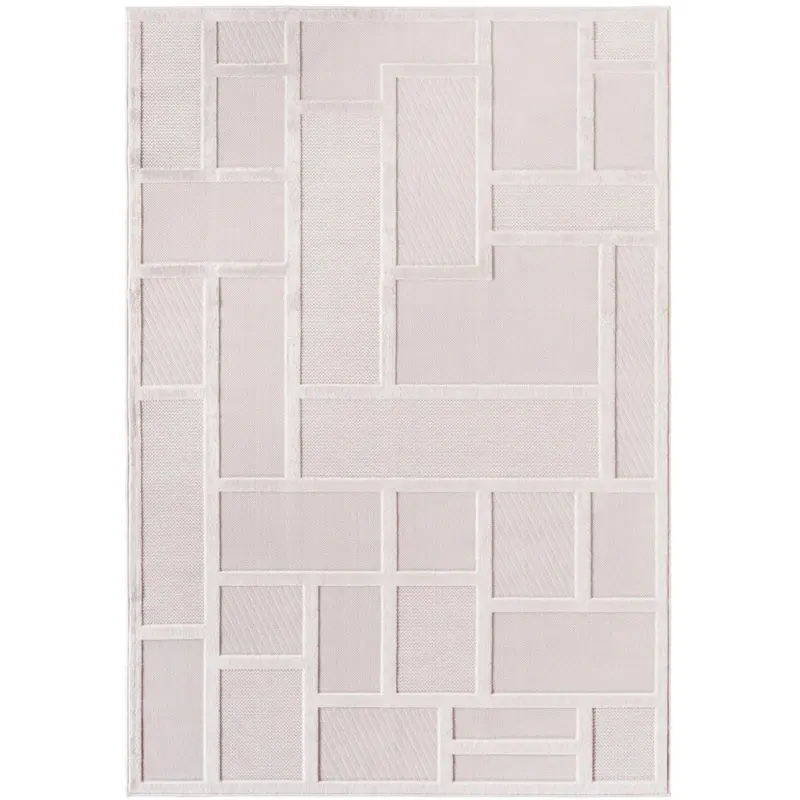 Flachwebeteppich 140/200 cm Doha Creme