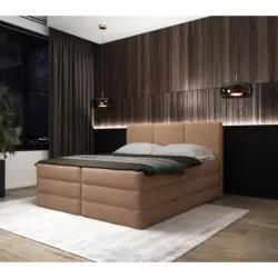 Boxspringbett 180/200 cm in Terracotta