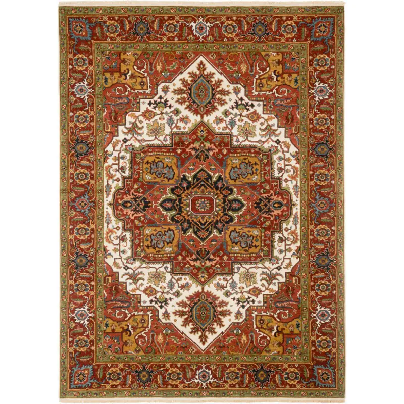 Orientteppich 140/200 cm Bachschayesch Beige Beige