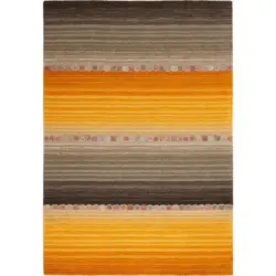 Orientteppich 80/300 cm Braun, Orange