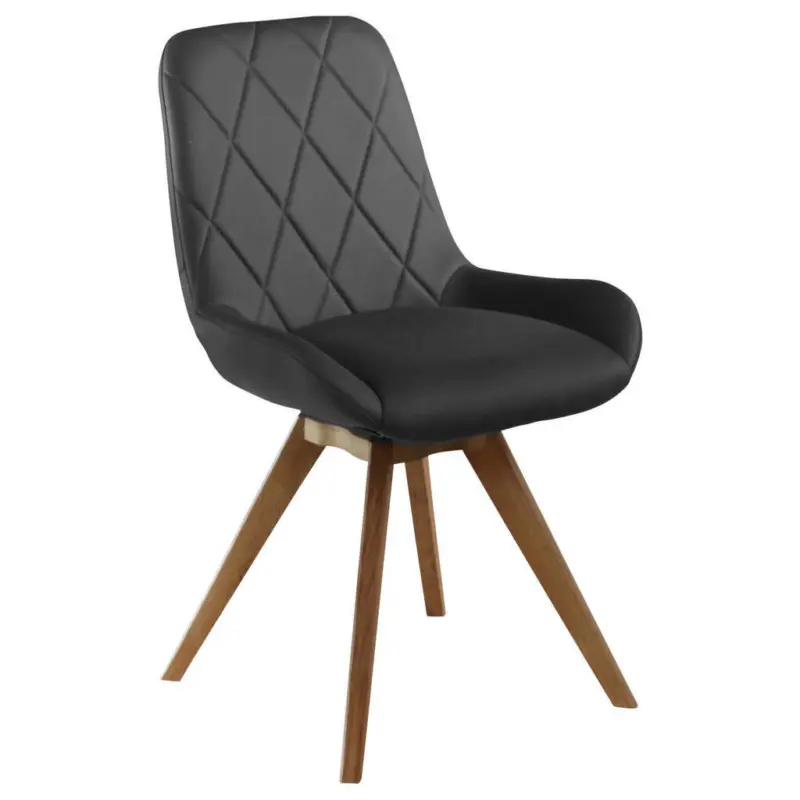 Stuhl Stoffauswahl, Typenauswahl, Sitzfl&auml;che 180&deg; drehbar Lederlook (vegan)