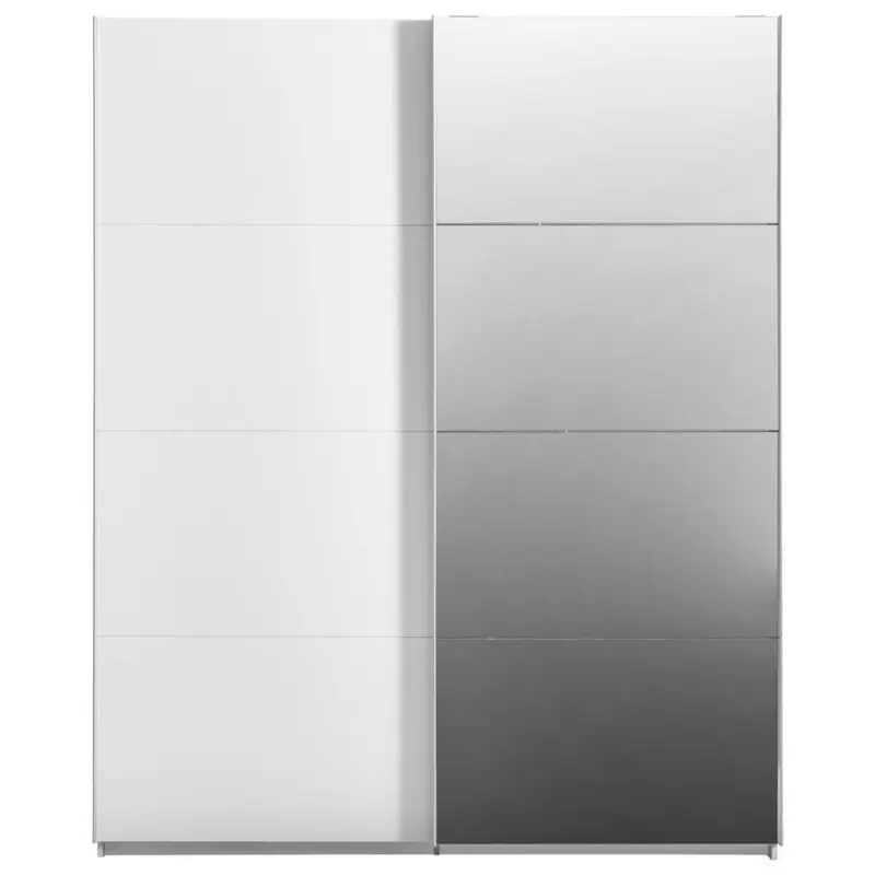 Schwebet&uuml;renschrank in Wei&szlig;