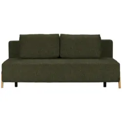 Schlafsofa in Struktur Olivgr&uuml;n