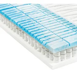 Gel-Taschenfederkernmatratze 80/200 cm H&ouml;he ca. 22 cm