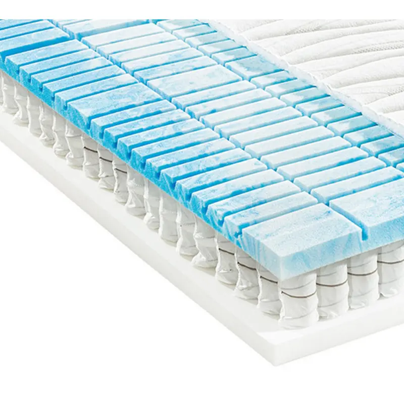 Gel-Taschenfederkernmatratze 80/200 cm H&ouml;he ca. 22 cm