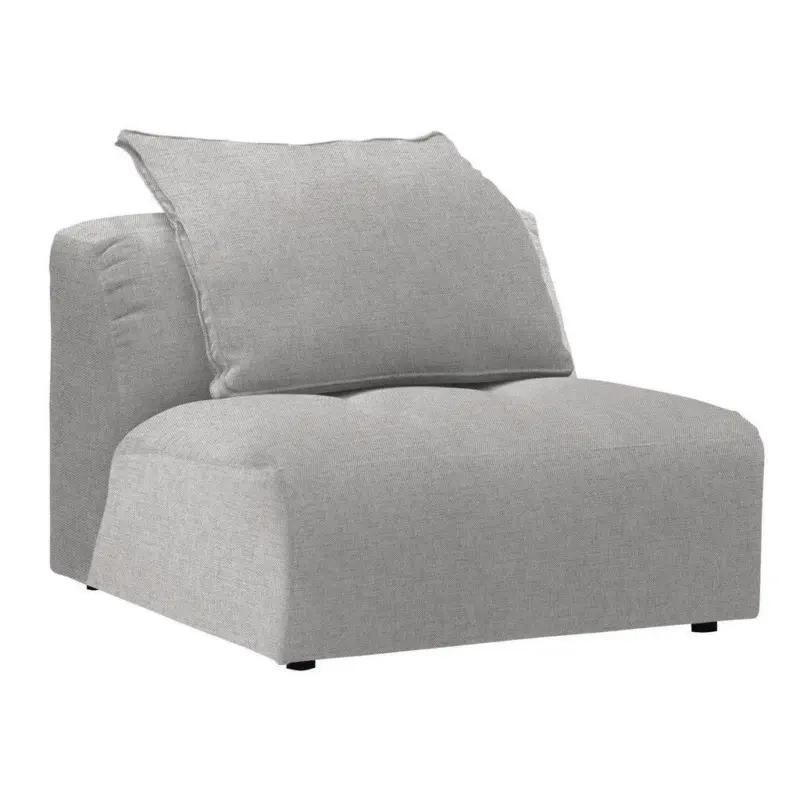 Sessel in Flachgewebe Ecru