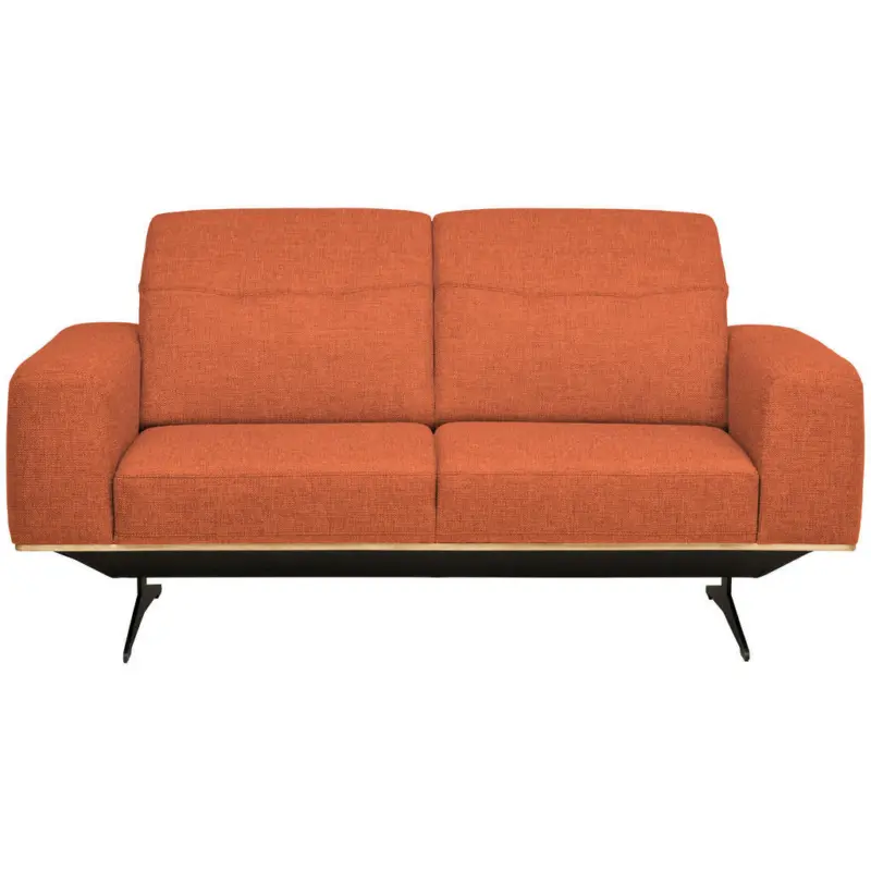 2-Sitzer-Sofa in Struktur Orange