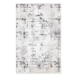 Vintage-Teppich 160/230 cm Lotus Grau, Schwarz, Wei&szlig;, Beige