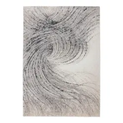 Webteppich 60/110 cm Grau