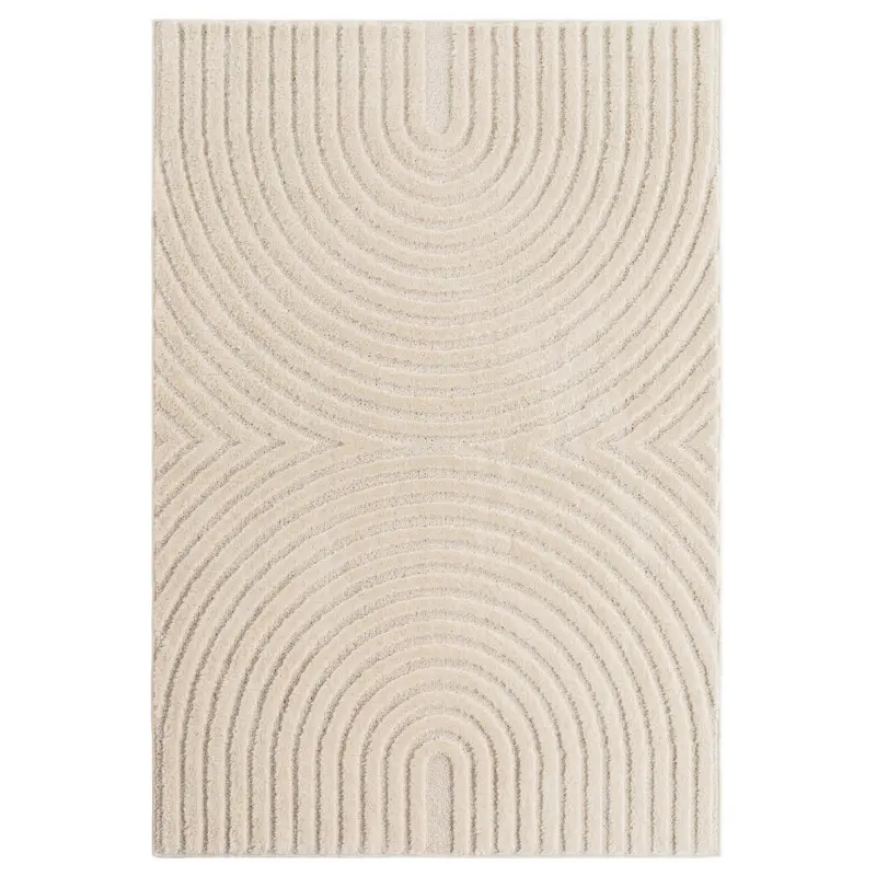 Flachwebeteppich 140/200 cm ART Creme