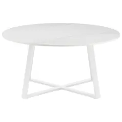 Couchtisch in Metall, Keramik 80/80/40 cm