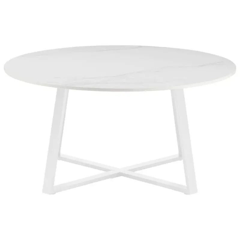 Couchtisch in Metall, Keramik 80/80/40 cm