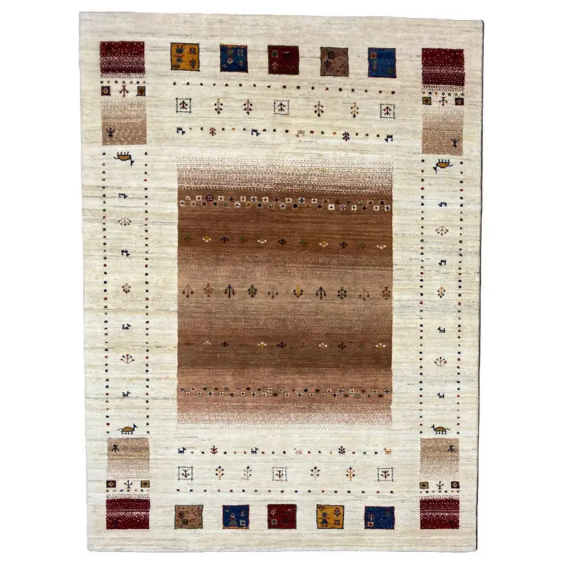 Orientteppich 300/400 cm Mother Earth Camel Braun, Creme, Naturfarben