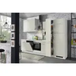 XXXLutz Lauterach - Ihr M&ouml;belhaus bei Bregenz K&uuml;chenblock 310 cm in Wei&szlig;, Hellgrau