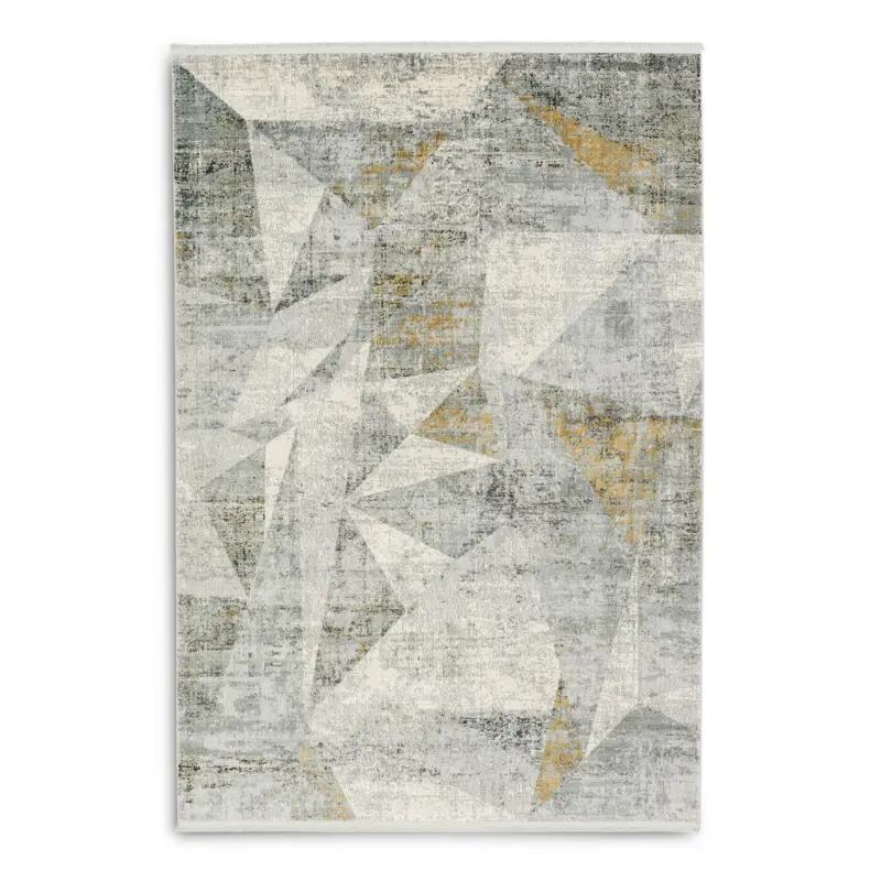 Webteppich 80/150 cm Positano Anthrazit, Creme