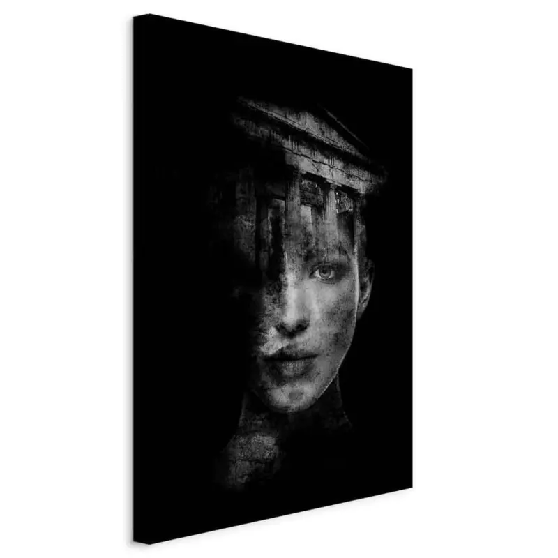 Leinwandbild Abstraktes, Menschen, Architektur 40/60/1,2 cm